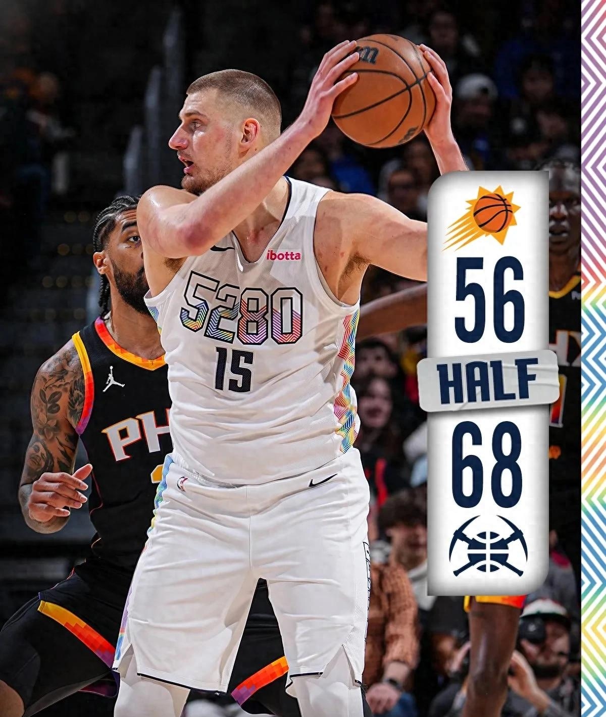 掘金战胜凯尔特人，约基奇准三双